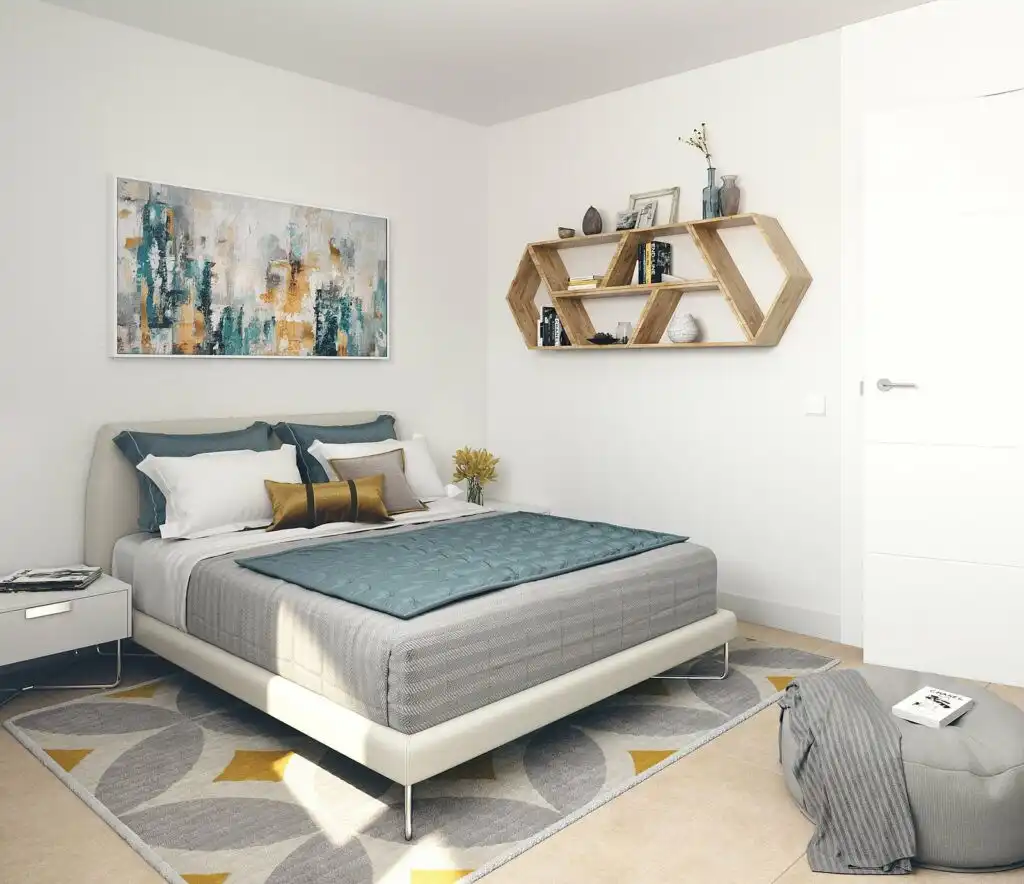 Dormitori de Apartament en venda en Torremolinos amb Aire condicionat, Jardí privat i Terrassa