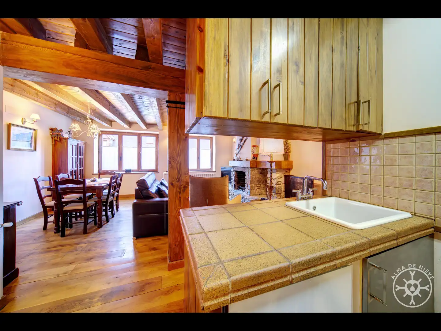 Cocina de Casa o chalet en venta en Naut Aran con Amueblado