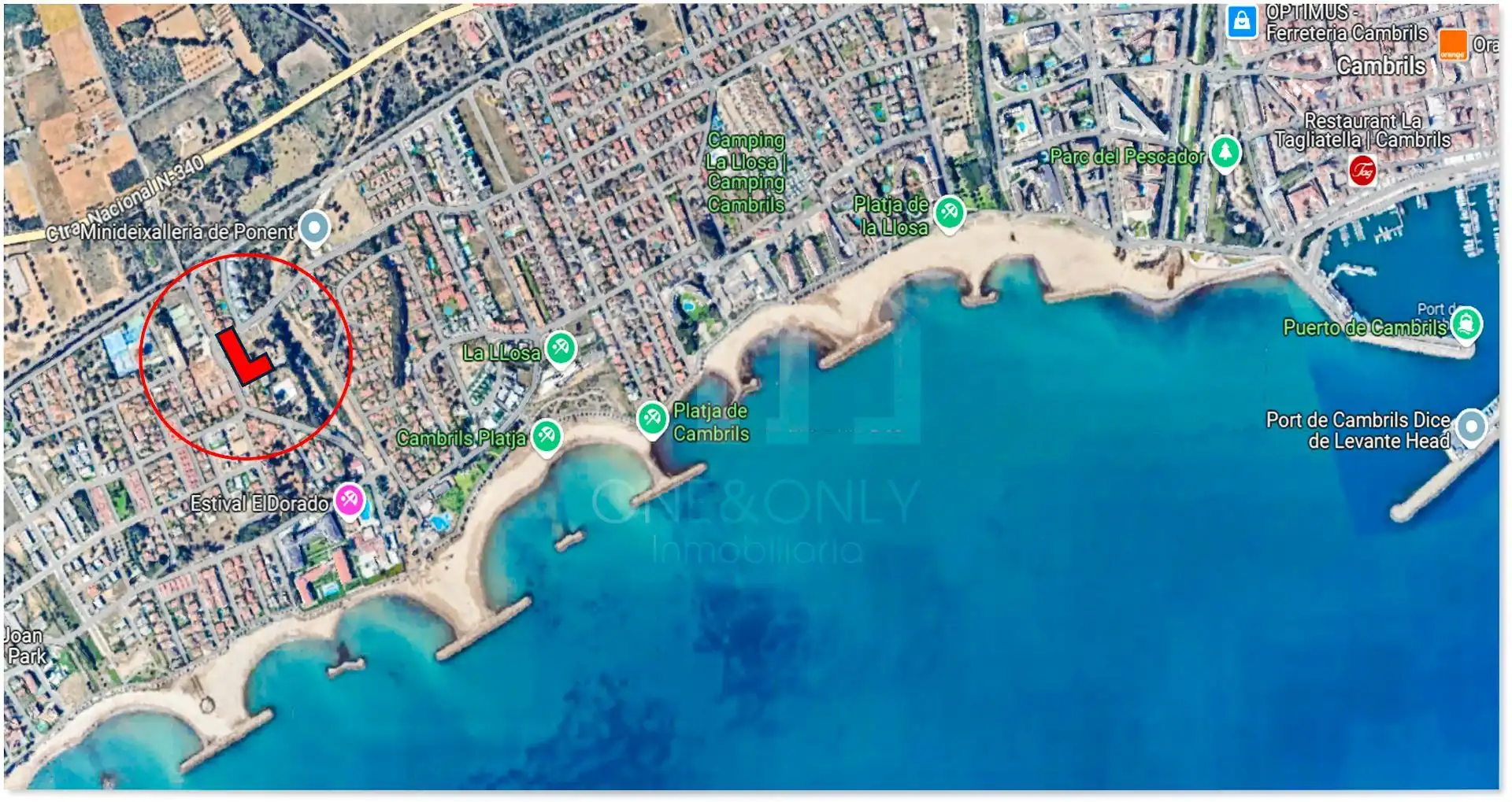 Vista exterior de Casa o xalet en venda en Cambrils amb Aire condicionat, Calefacció i Jardí privat