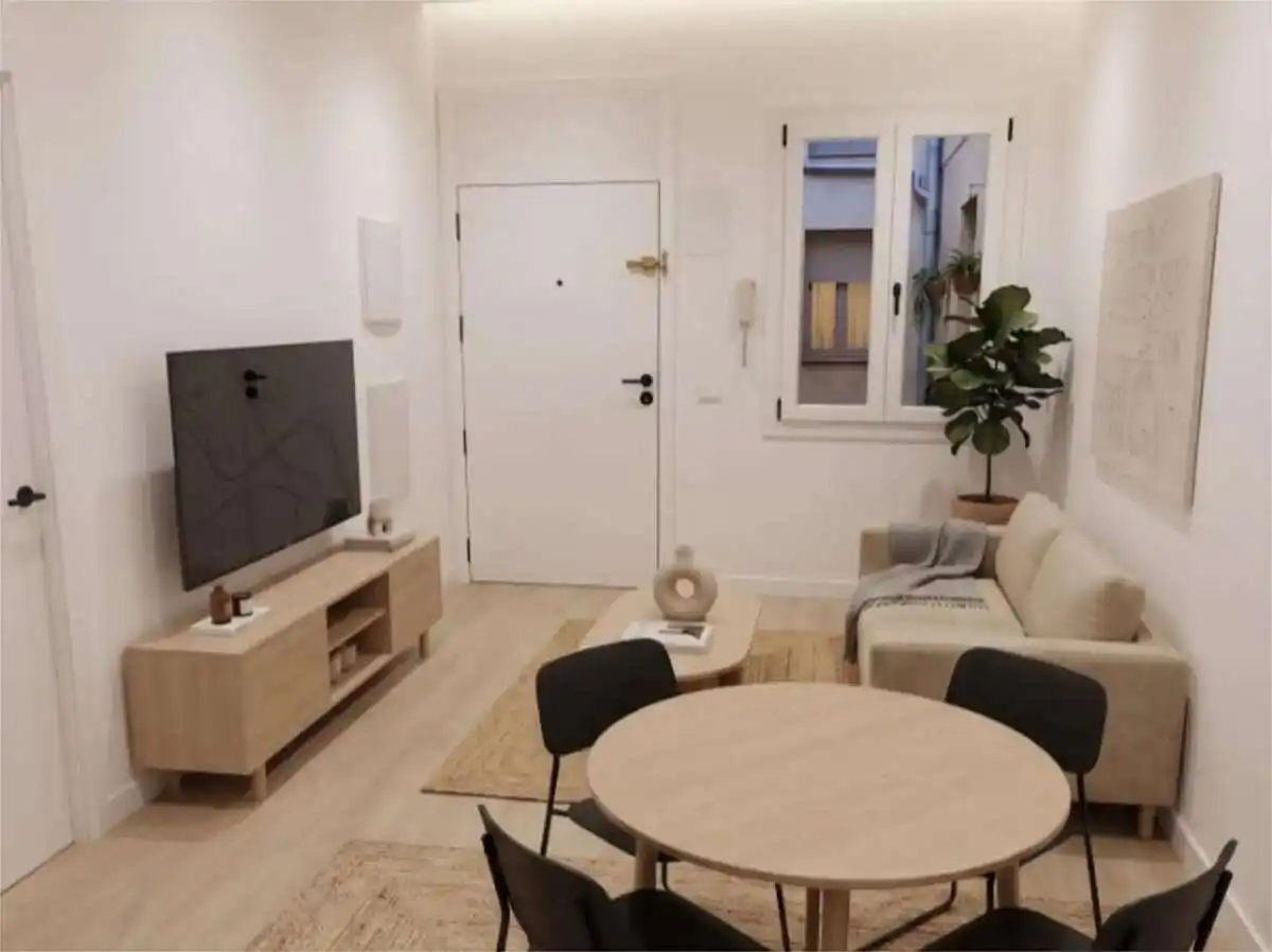 Wohnzimmer von Wohnung zum Verkauf in Madrid