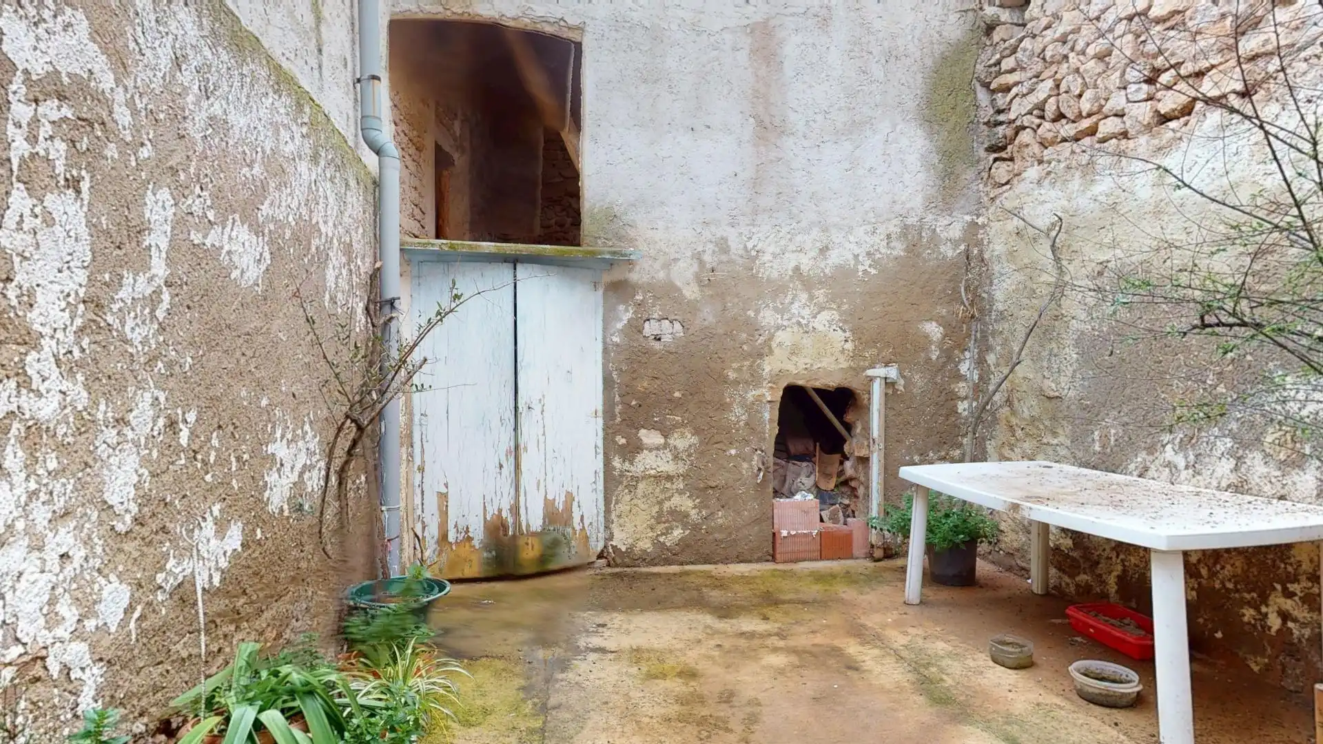 Jardín de Finca rústica en venta en Lumpiaque con Calefacción, Terraza y Amueblado
