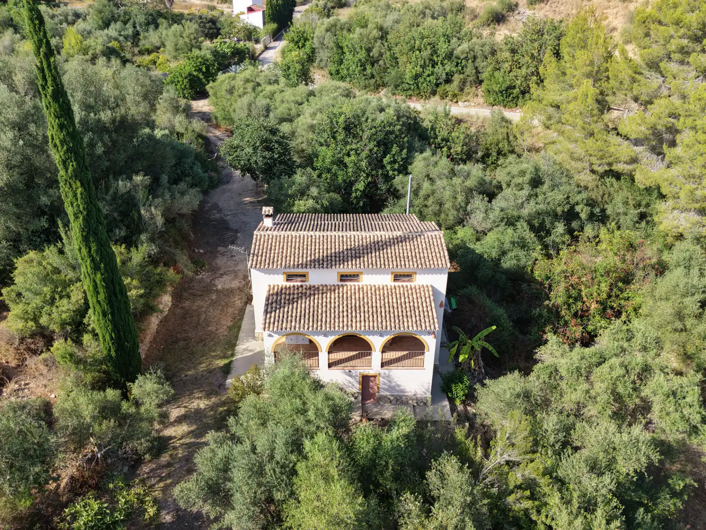 Vista exterior de Finca rústica en venta en Sanet y Negrals con Jardín privado, Terraza y Amueblado