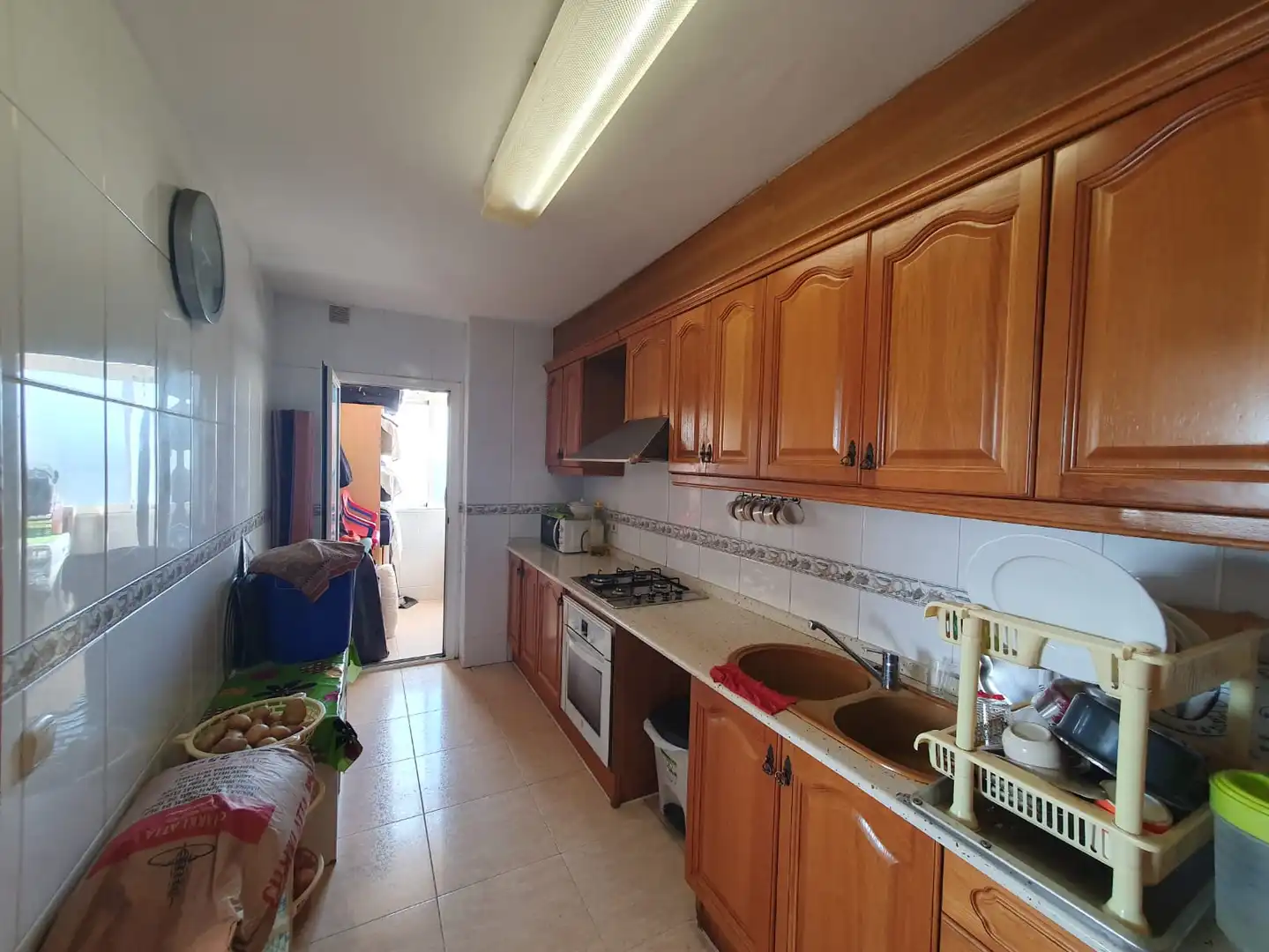 Küche von Dachboden zum Verkauf in Vilanova i la Geltrú mit Klimaanlage, Heizung und Terrasse