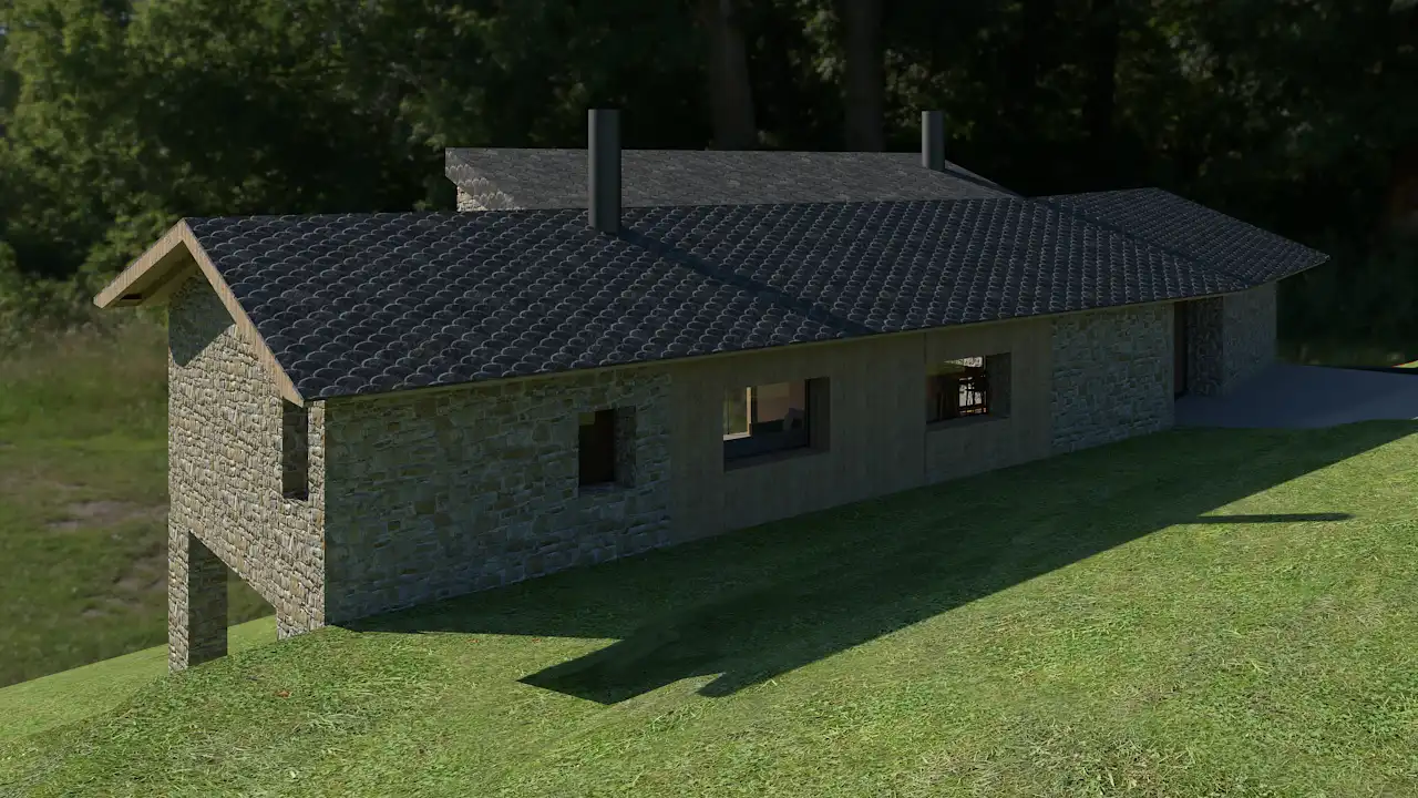 Exterior view of Houses for sale in Alp  with Heating, Private garden and Parquet flooring