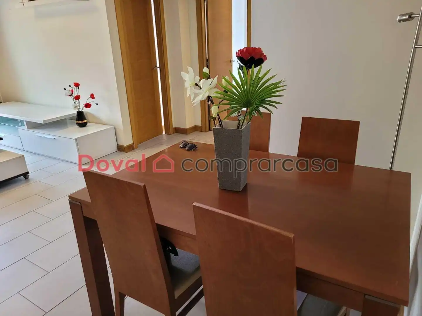 Dining room of Flat for rent in O Porriño    with Heating, Terrace and Furnished