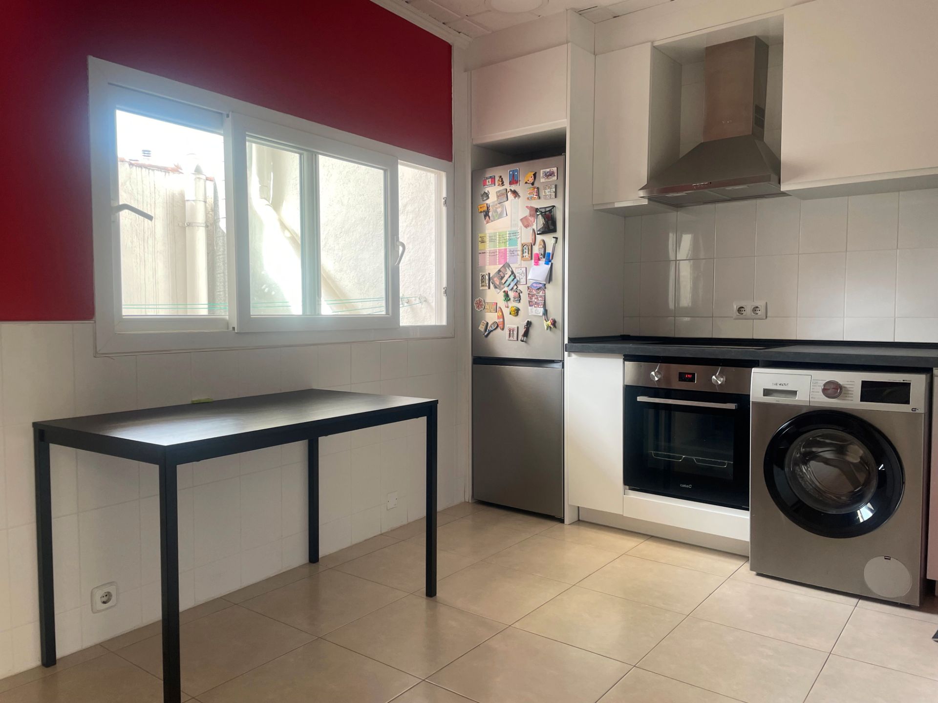 Cuina de Apartament de lloguer en Alcalá de Henares amb Aire condicionat, Calefacció i Moblat