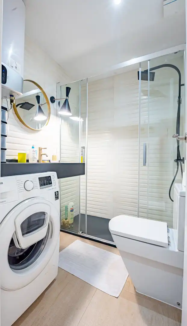 Baño de Apartamento en venta en Madrid con Calefacción, Terraza y Amueblado