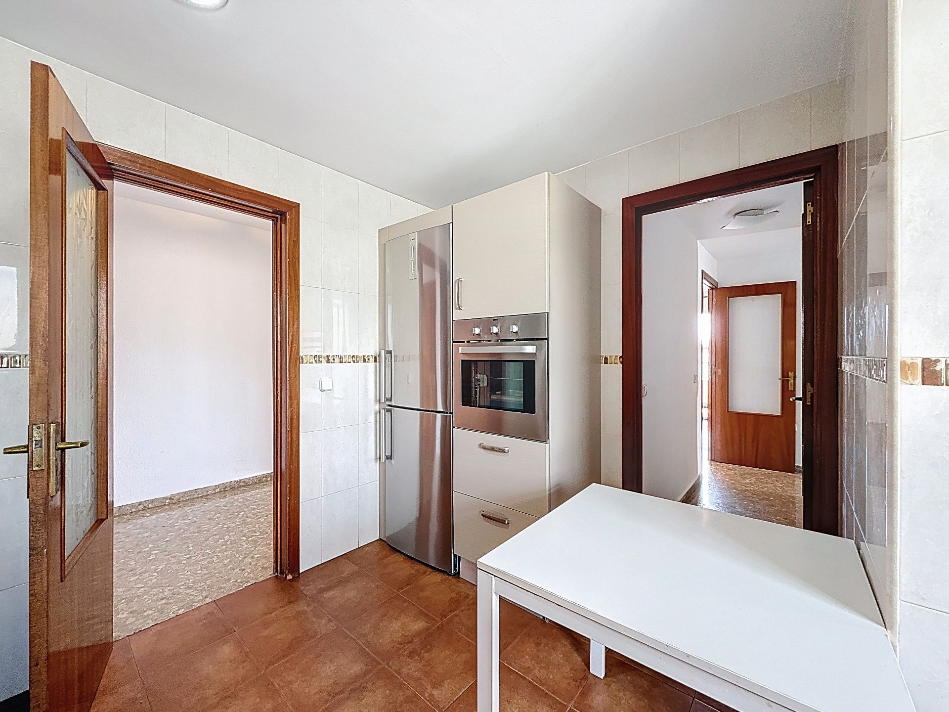 Küche von Wohnung zur Miete in Málaga Capital mit Terrasse, Möbliert und Ofen