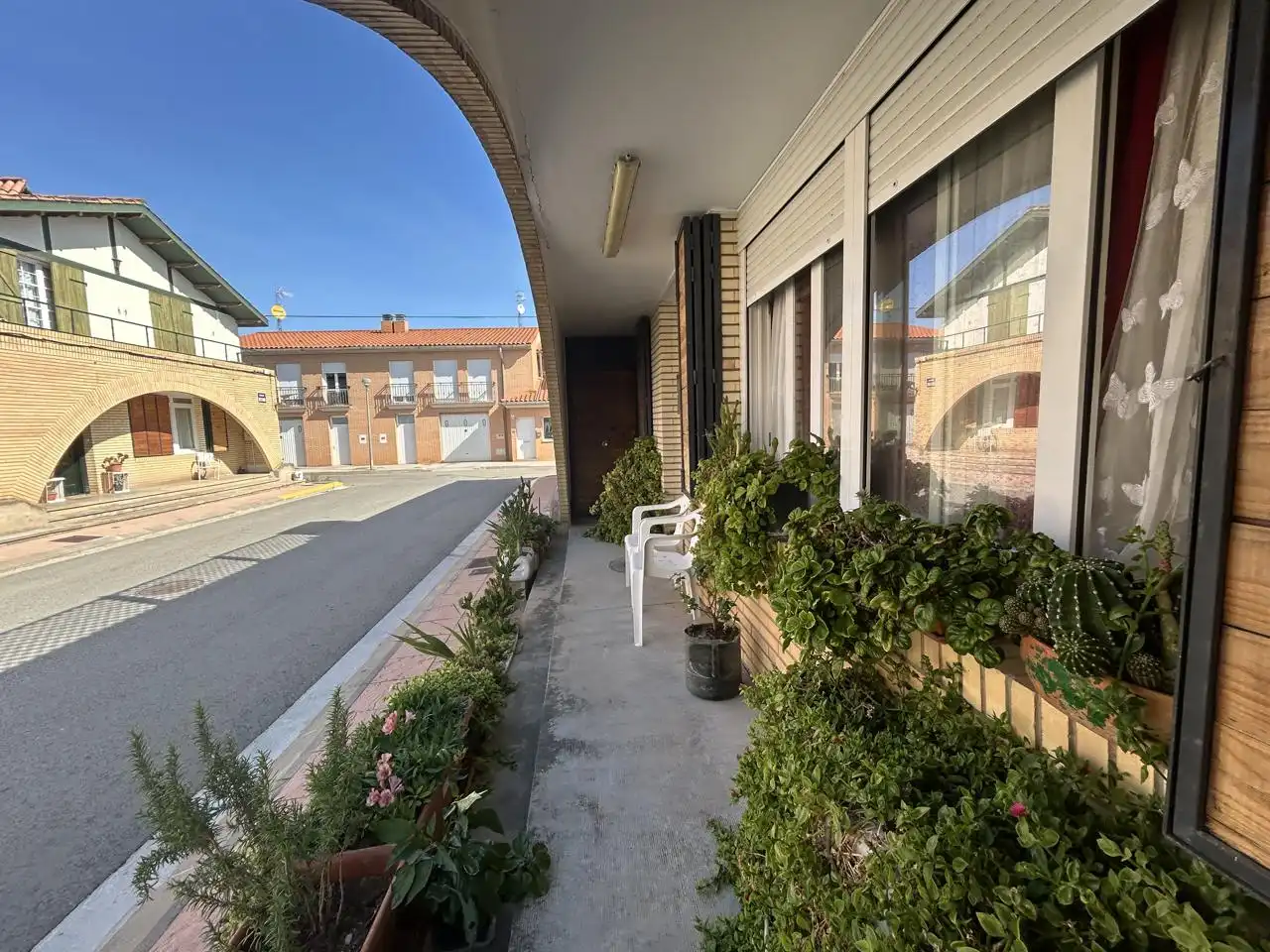 Vista exterior de Casa o xalet en venda en Fontellas amb Calefacció, Terrassa i Traster