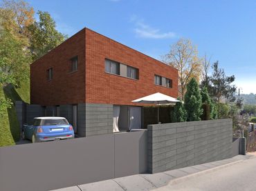 Casa pareada con jardín en venta en Carrer Tunísia 37