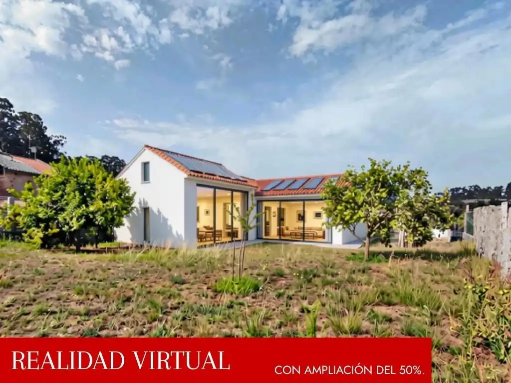 Vista exterior de Casa o xalet en venda en Vilagarcía de Arousa amb Jardí privat