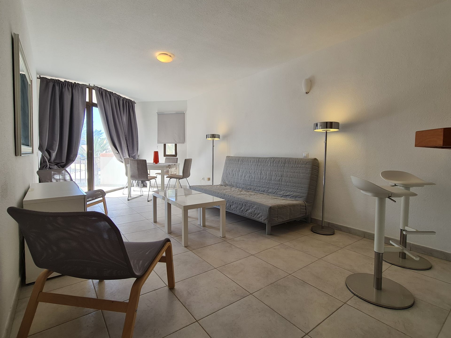 Living room of Flat for sale in Pájara  with Terrace and Furnished