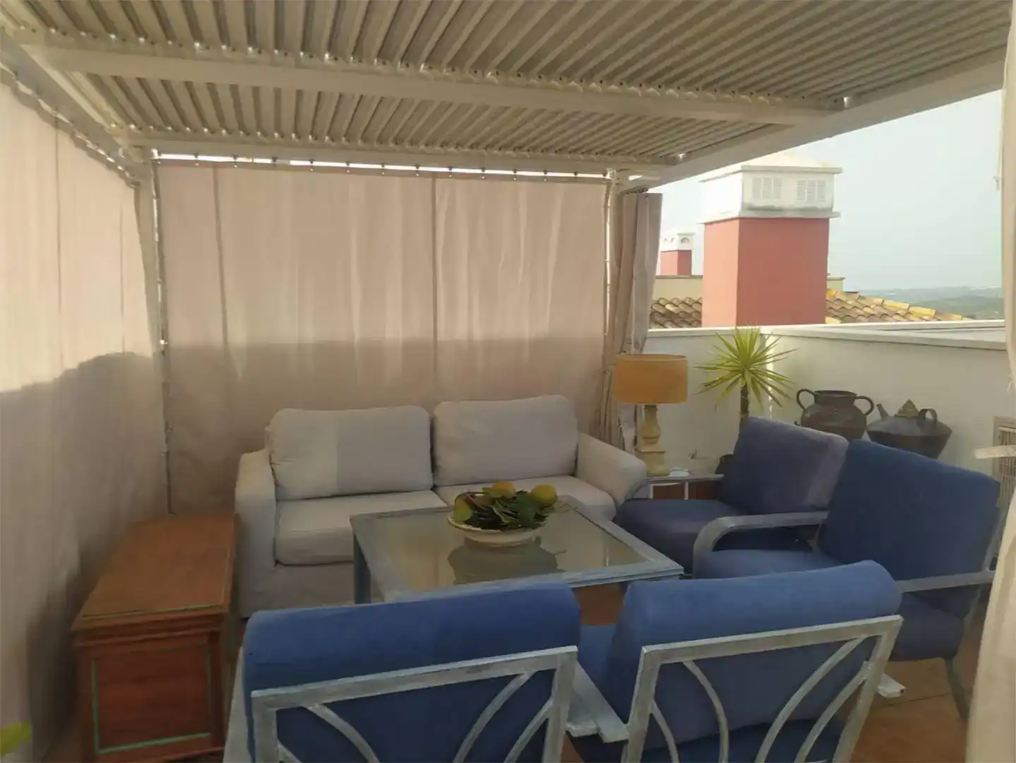 Terrace of Flat for sale in Ayamonte  with Air Conditioner, Swimming Pool and Balcony