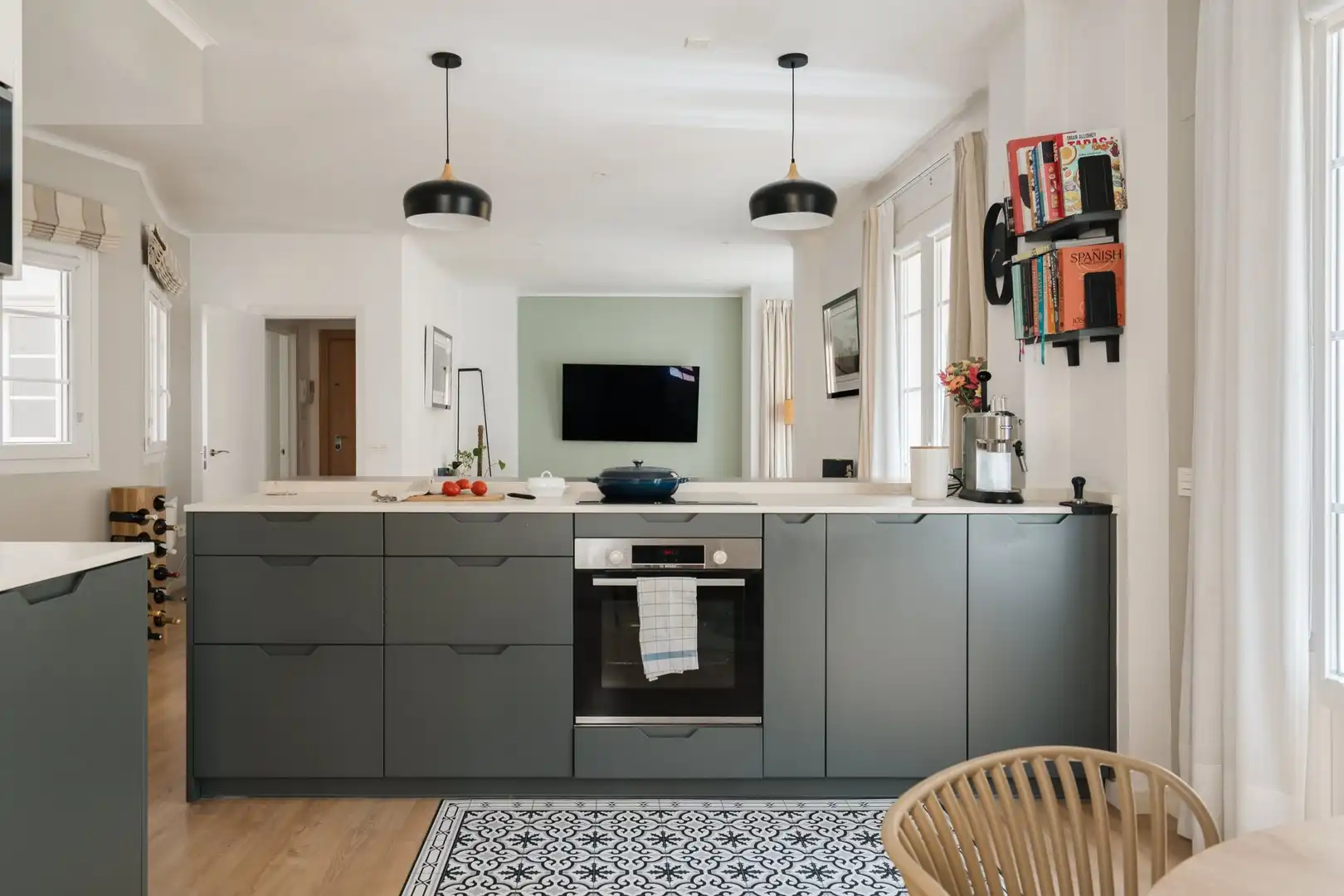 Cocina de Apartamento en venta en Málaga con Amueblado y Balcón