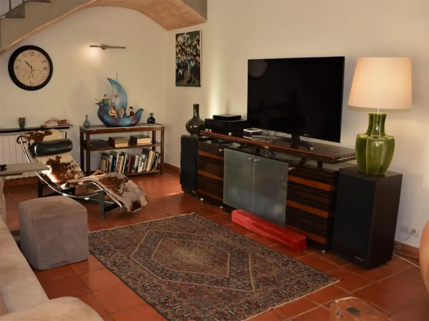 Sala de estar de Casa o chalet de alquiler en Sitges con Aire acondicionado, Piscina y Amueblado