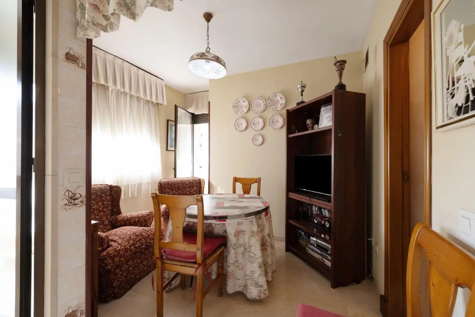 Dining room of Flat for sale in Sevilla  with Air Conditioner, Heating and Terrace