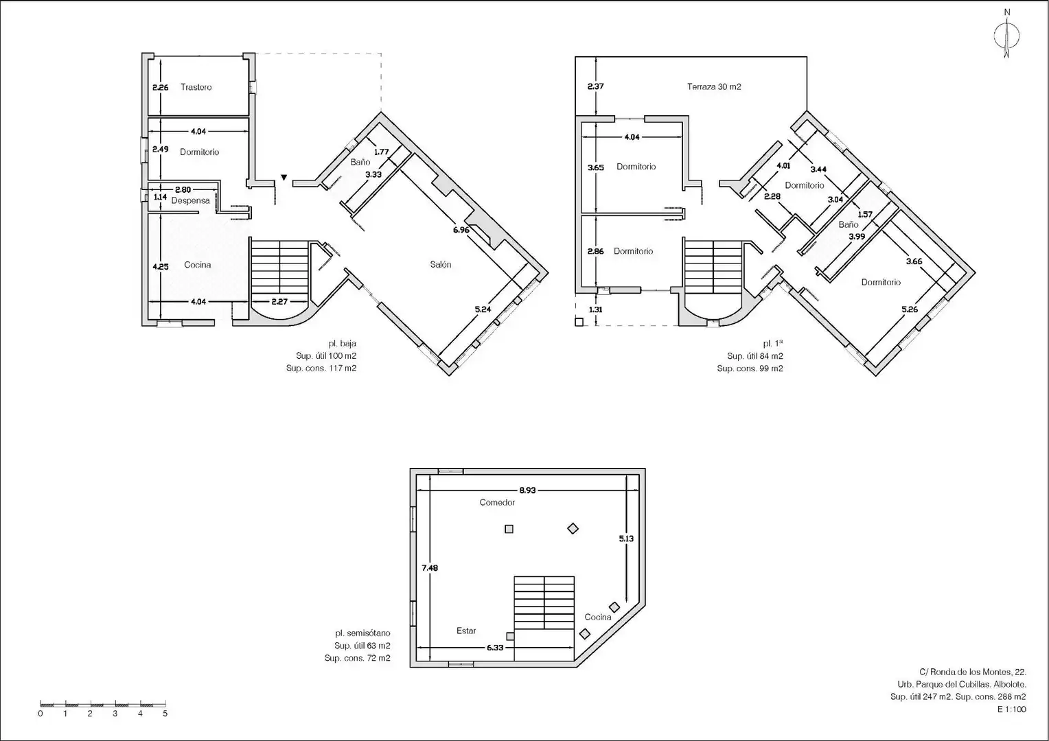 Houses for sale in Albolote  with Private garden, Terrace and Storage room