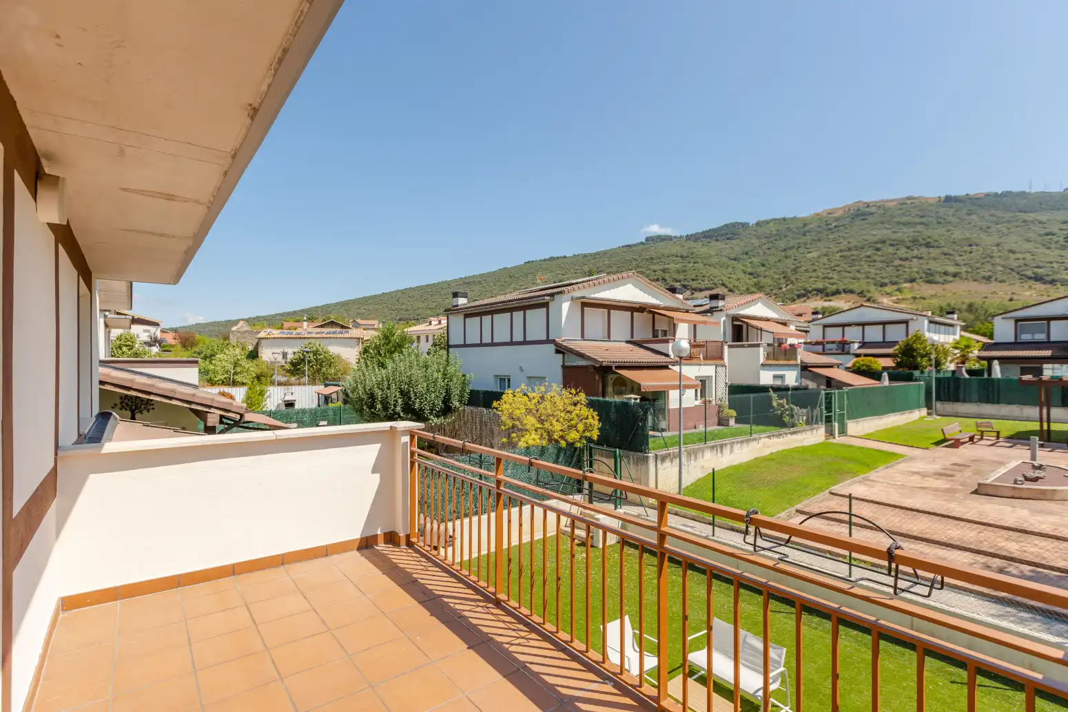 Terraza de Casa o chalet en venta en Berrioplano / Berriobeiti con Calefacción, Jardín privado y Parquet
