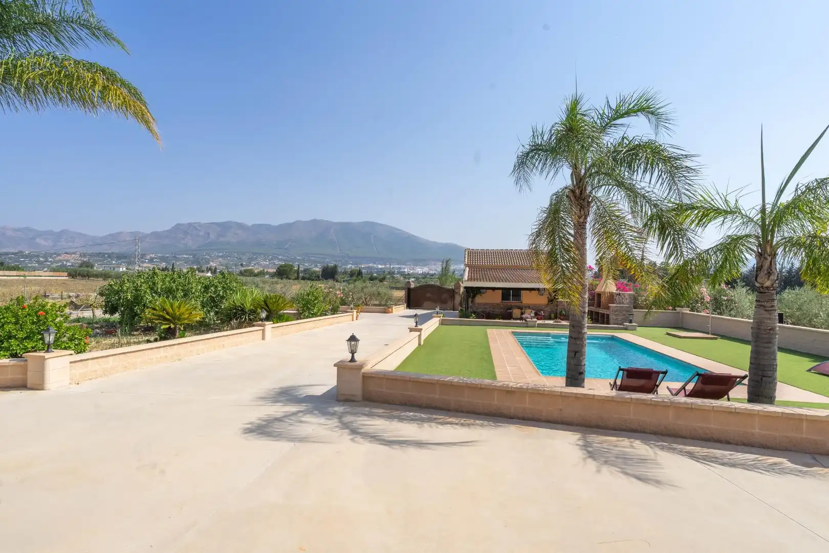 Swimming pool of Houses for rent in Alhaurín El Grande  with Air Conditioner, Private garden and Terrace