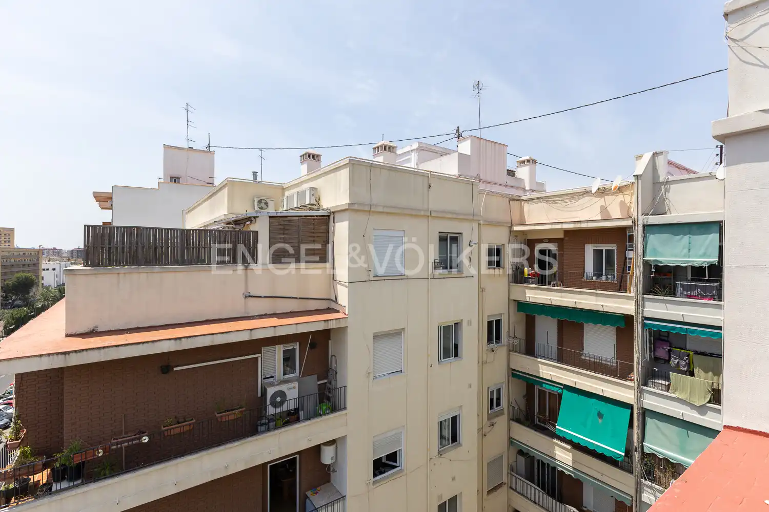 Terrasse von Dachboden zur Miete in Valencia mit Heizung, Terrasse und Abstellraum