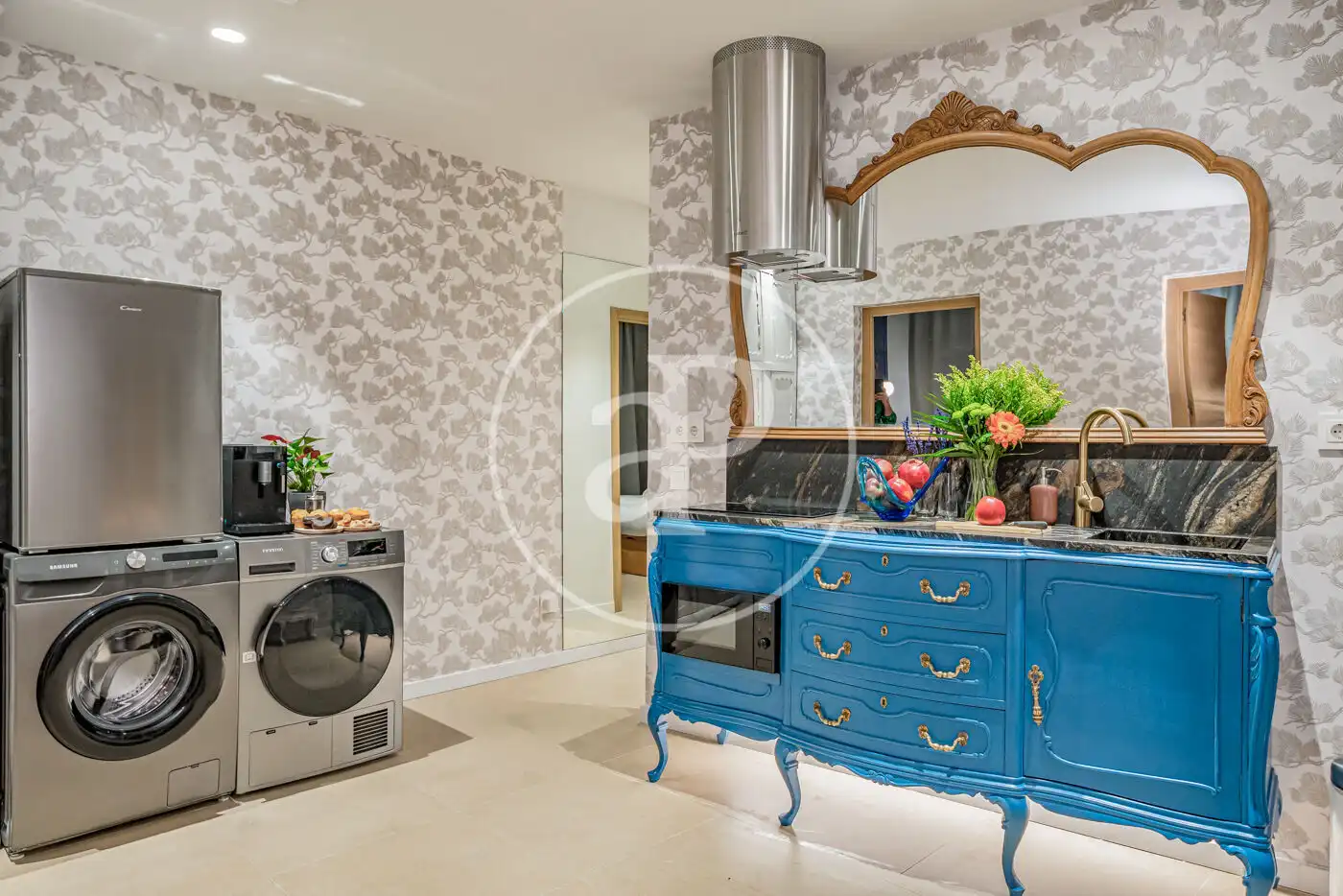 Kitchen of Flat for sale in Madrid  with Air Conditioner, Heating and Furnished