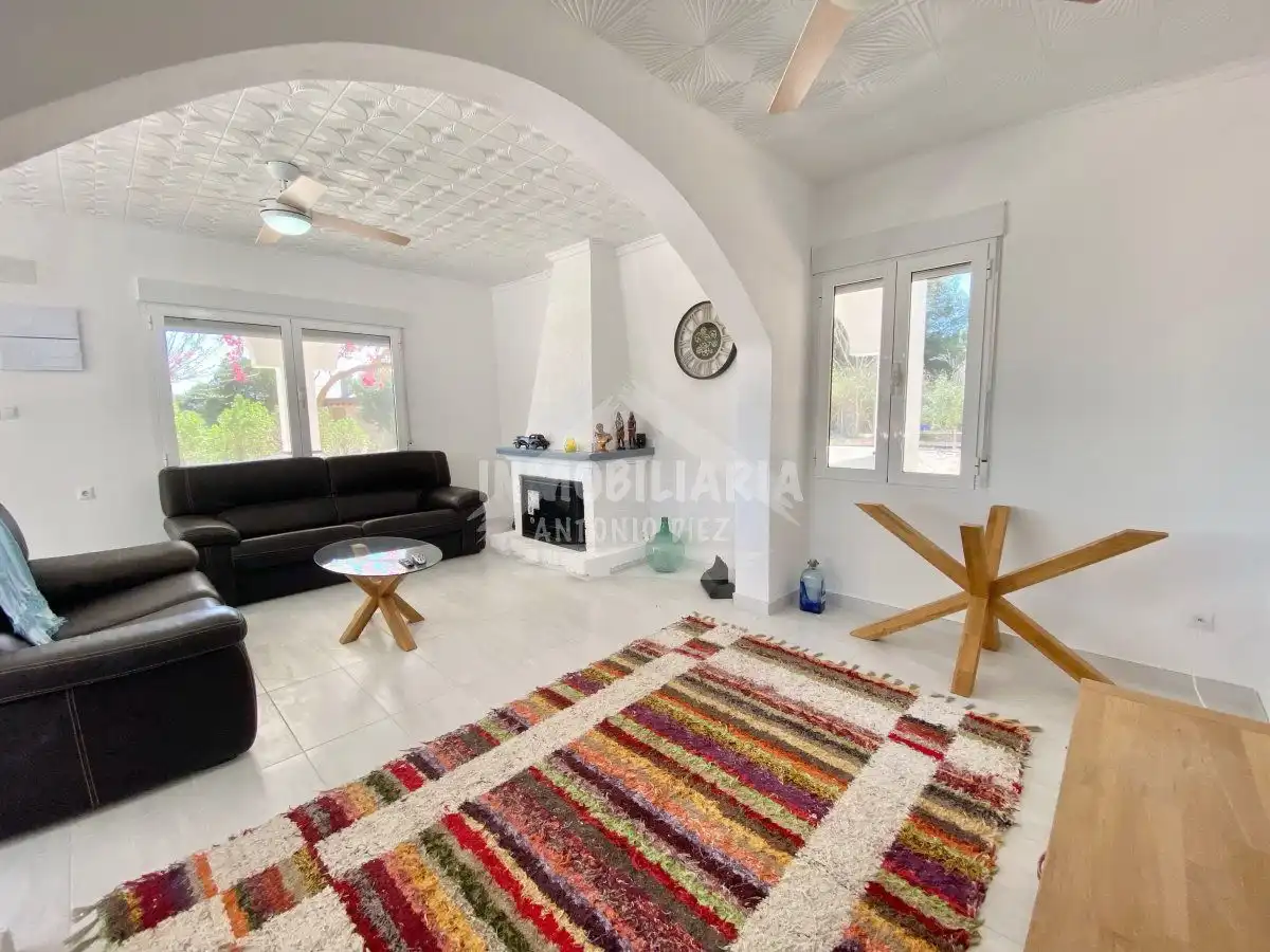 Sala de estar de Casa o chalet de alquiler en Aspe con Calefacción y Amueblado