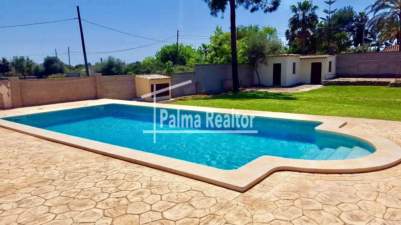 Piscina de Finca rústica en venta en Binissalem con Calefacción, Jardín privado y Terraza