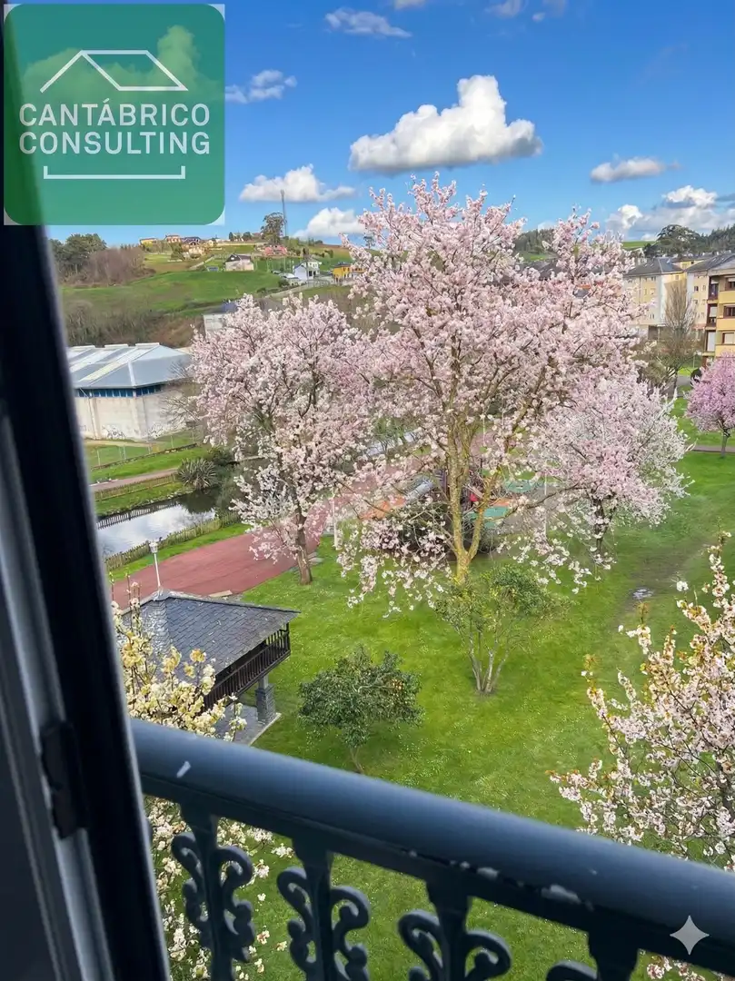 Garten von Maisonette zum Verkauf in Navia mit Heizung, Parkett und Möbliert