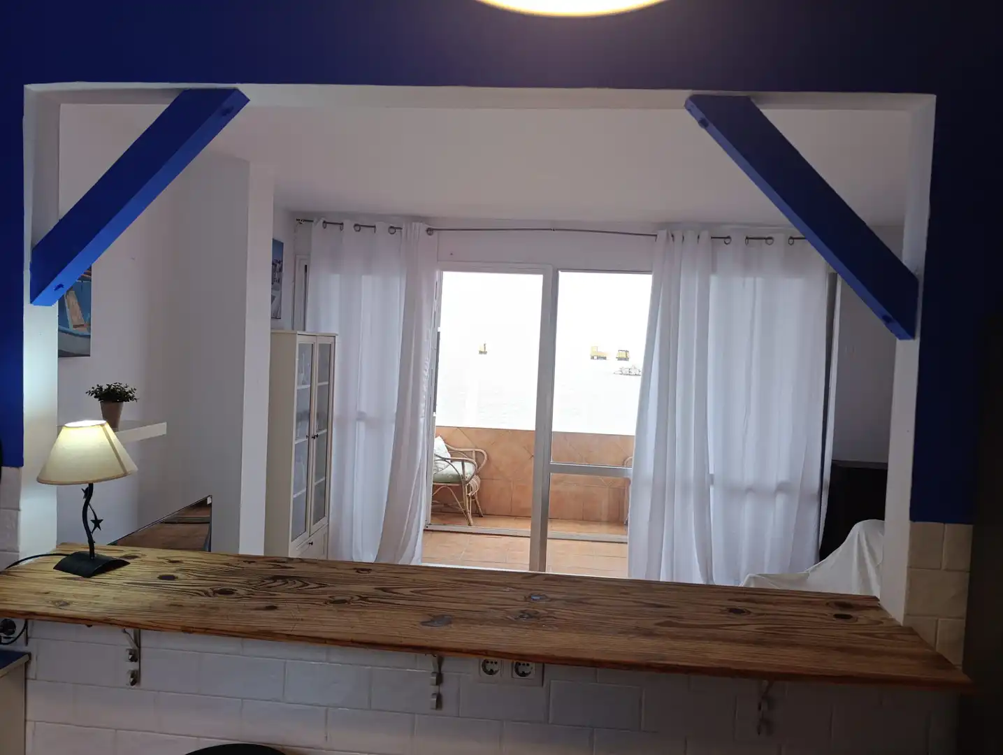Terrasse von Wohnung zur Miete in Puente Mayorga - Campamento
