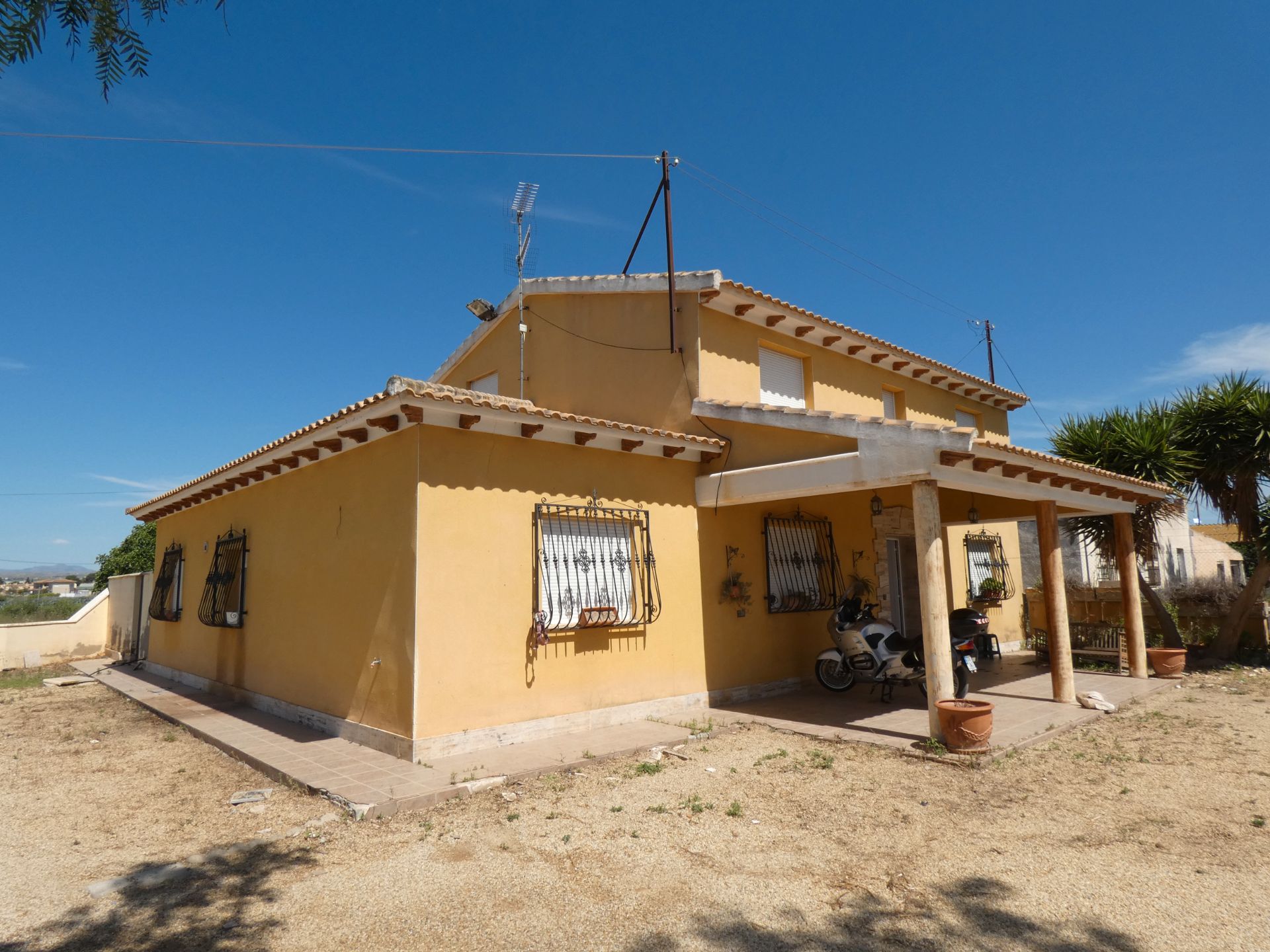 Vista exterior de Finca rústica en venda en Huércal-Overa amb Calefacció, Jardí privat i Terrassa