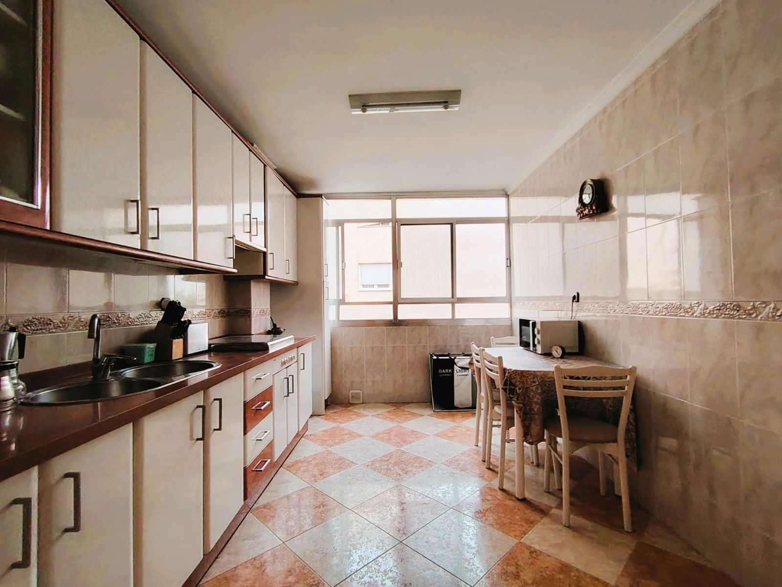 Kitchen of Flat for sale in  Almería Capital  with Air Conditioner, Terrace and Furnished
