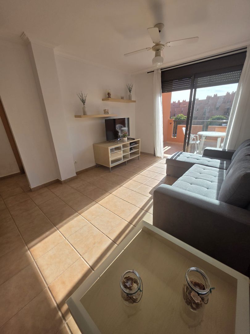 Sala de estar de Piso de alquiler en Granadilla de Abona con Terraza, Amueblado y Horno