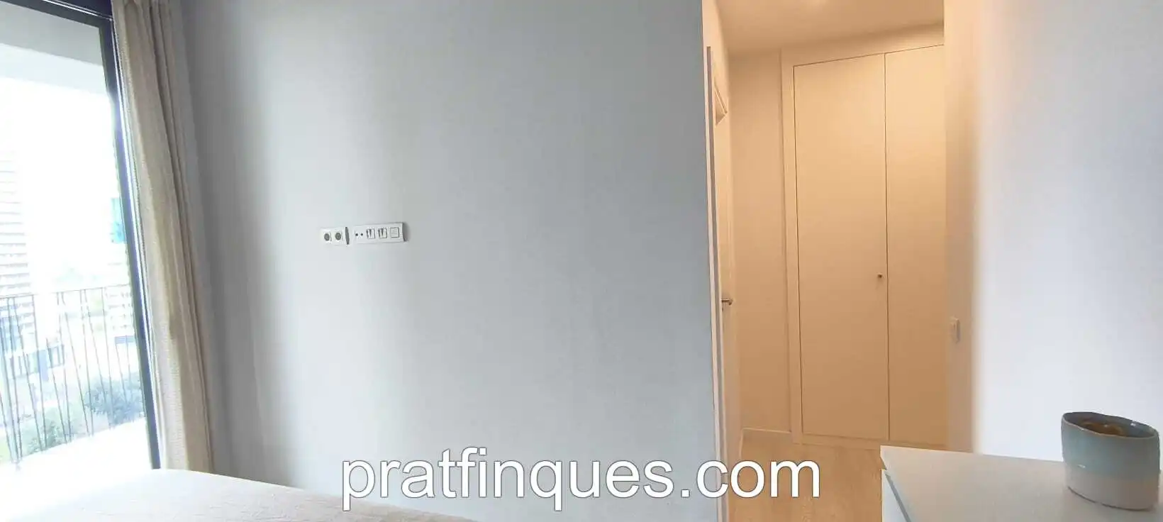 Schlafzimmer von Wohnung zum Verkauf in L'Hospitalet de Llobregat mit Klimaanlage, Heizung und Parkett