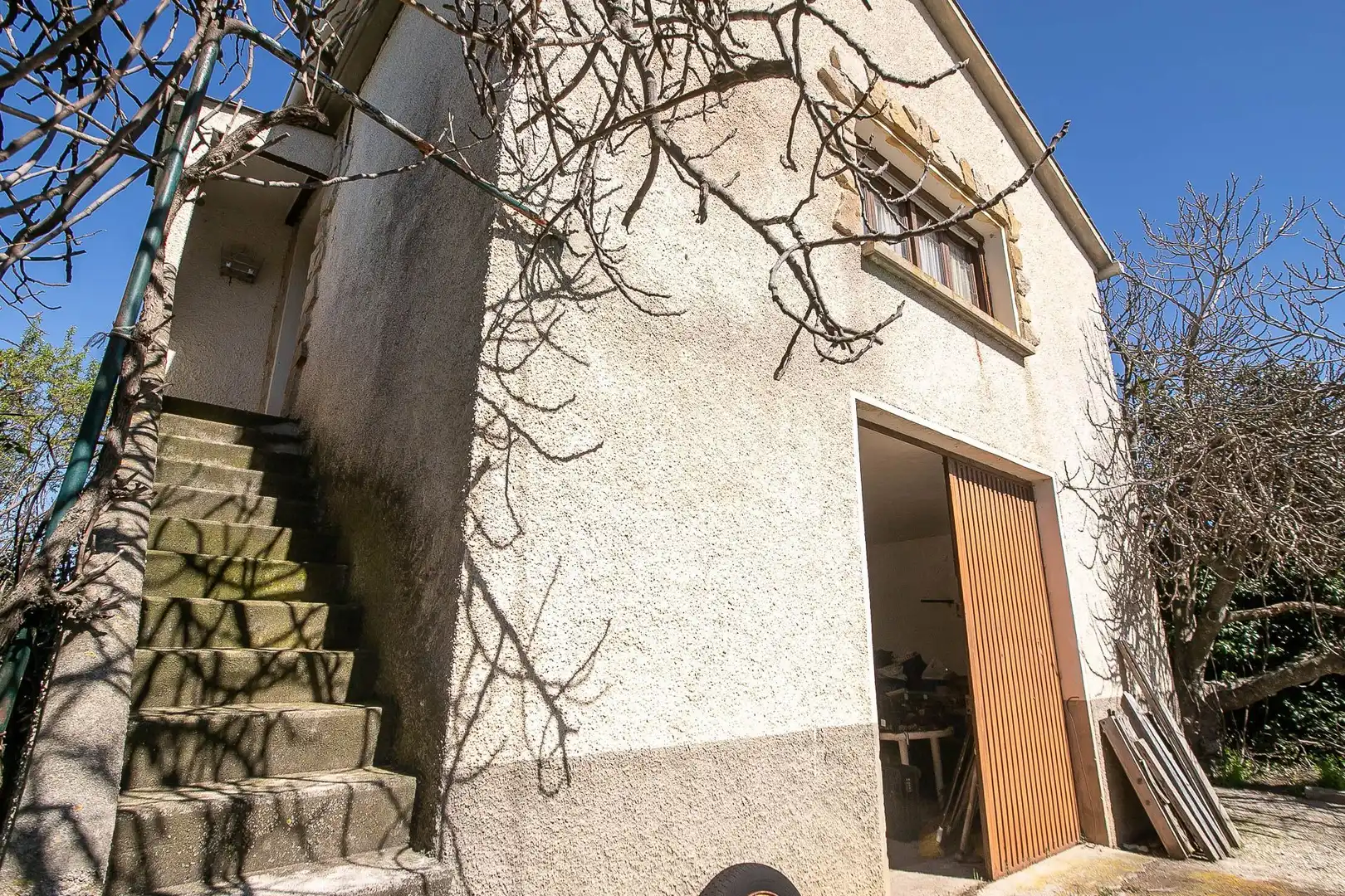 Vista exterior de Finca rústica en venda en Mendigorria amb Calefacció, Traster i Piscina
