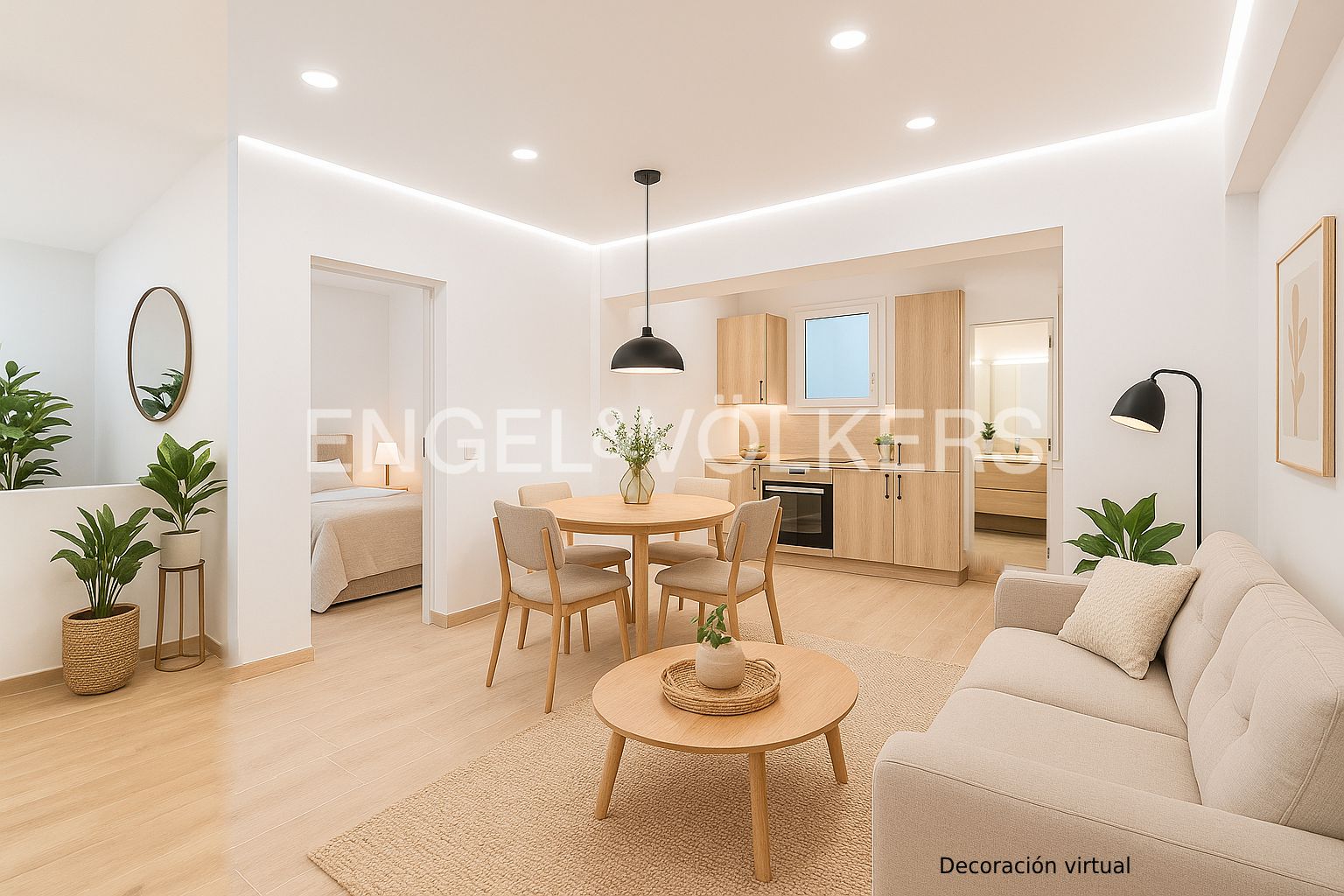Sala d'estar de Apartament en venda en  Barcelona Capital amb Aire condicionat i Calefacció