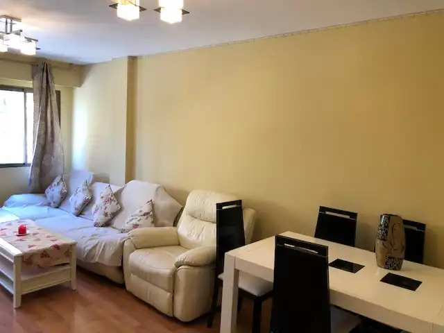 Wohnzimmer von Wohnung zum Verkauf in Valencia mit Klimaanlage, Heizung und Parkett