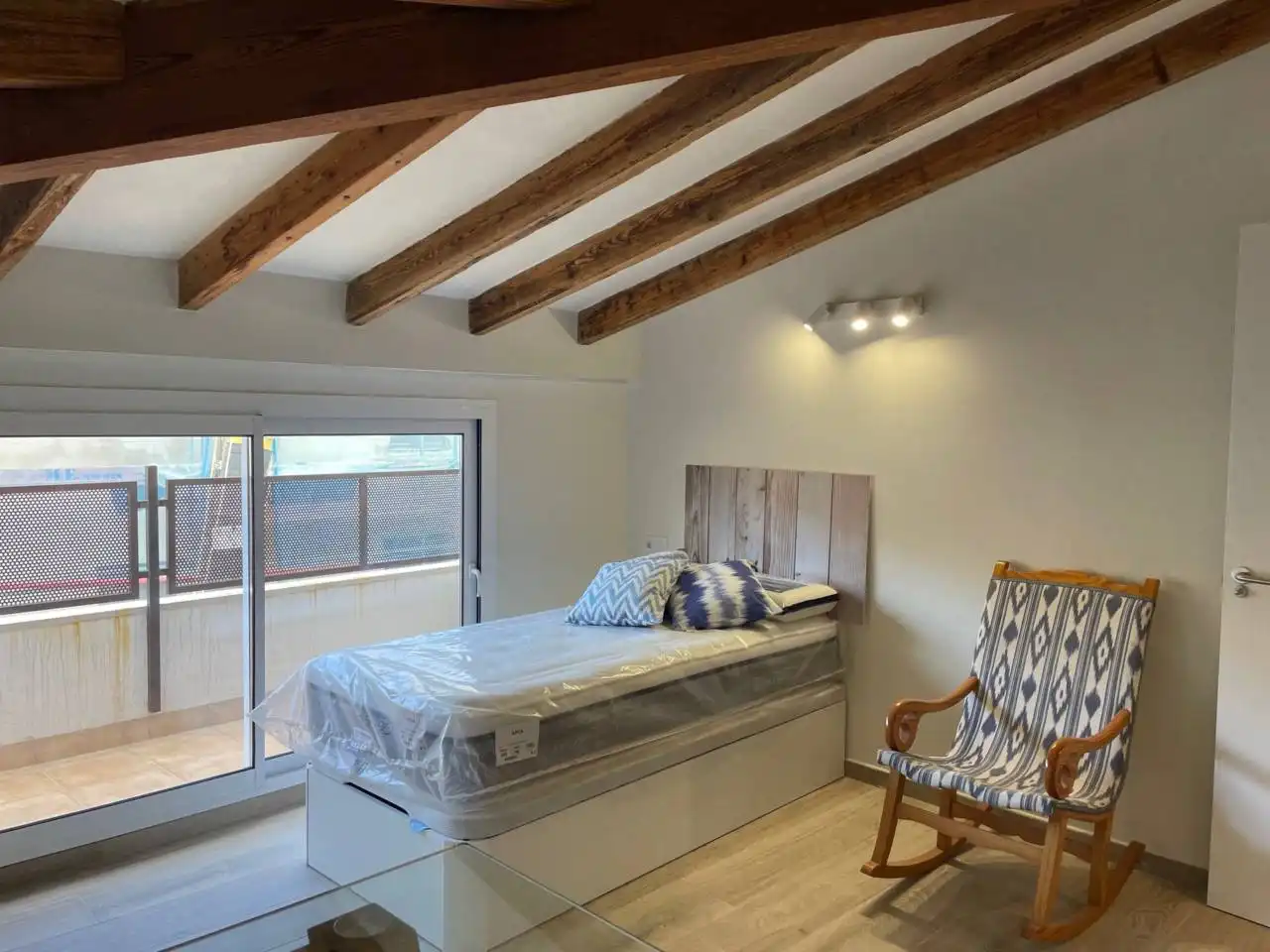 Bedroom of Houses for rent in Sa Pobla  with Air Conditioner, Terrace and Furnished