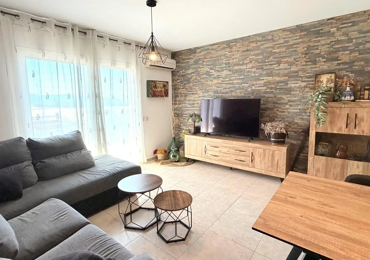 Sala de estar de Piso en venta en Òdena con Aire acondicionado, Calefacción y Terraza