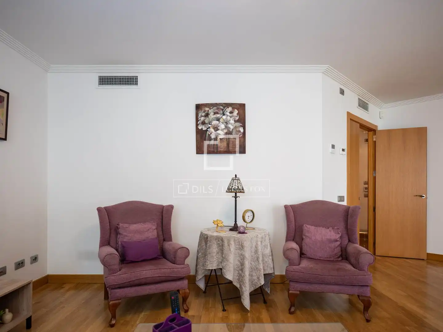 Living room of Flat for rent in Madrid  with Air Conditioner, Heating and Private garden