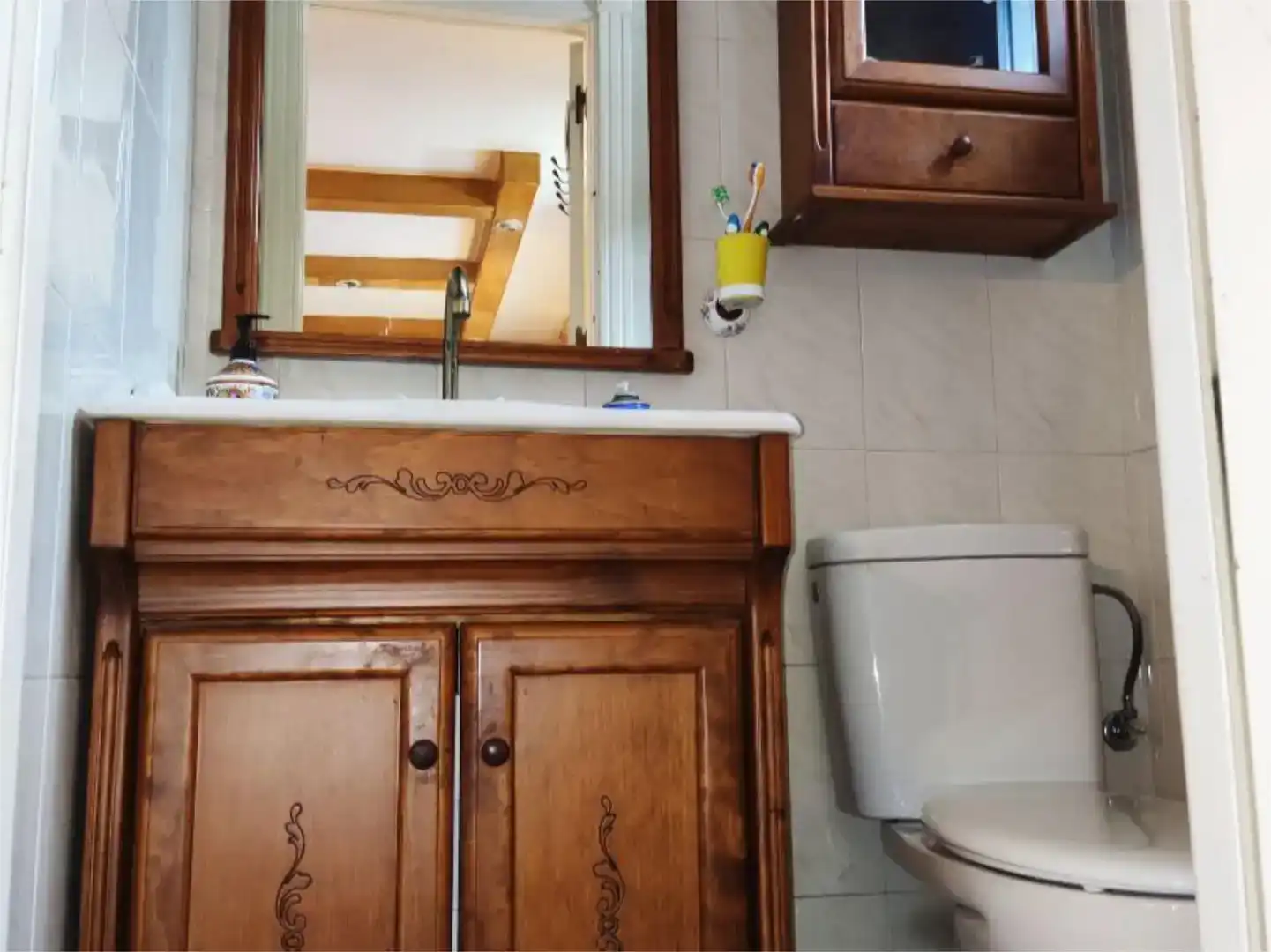 Bathroom of Flat for sale in Getafe  with Air Conditioner, Swimming Pool and Balcony