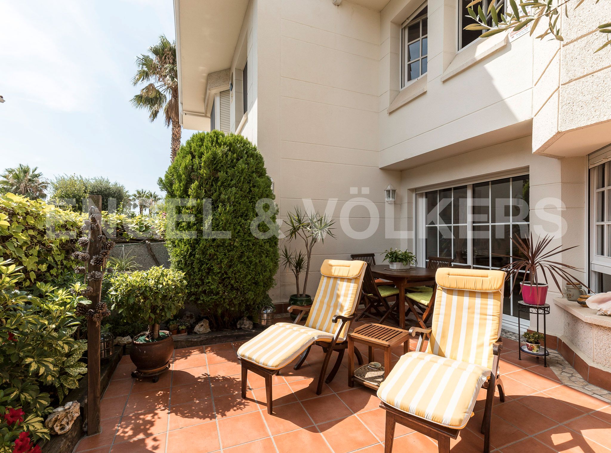 Terrace of House or chalet to rent in Premià de Mar  with Air Conditioner, Heating and Private garden