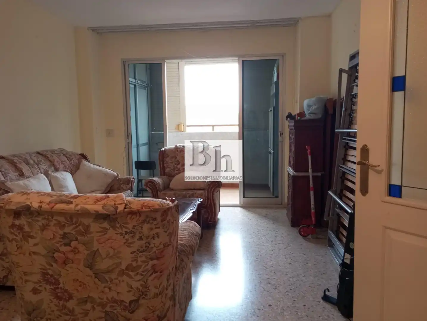 Sala d'estar de Pis en venda en Málaga Capital amb Aire condicionat i Terrassa