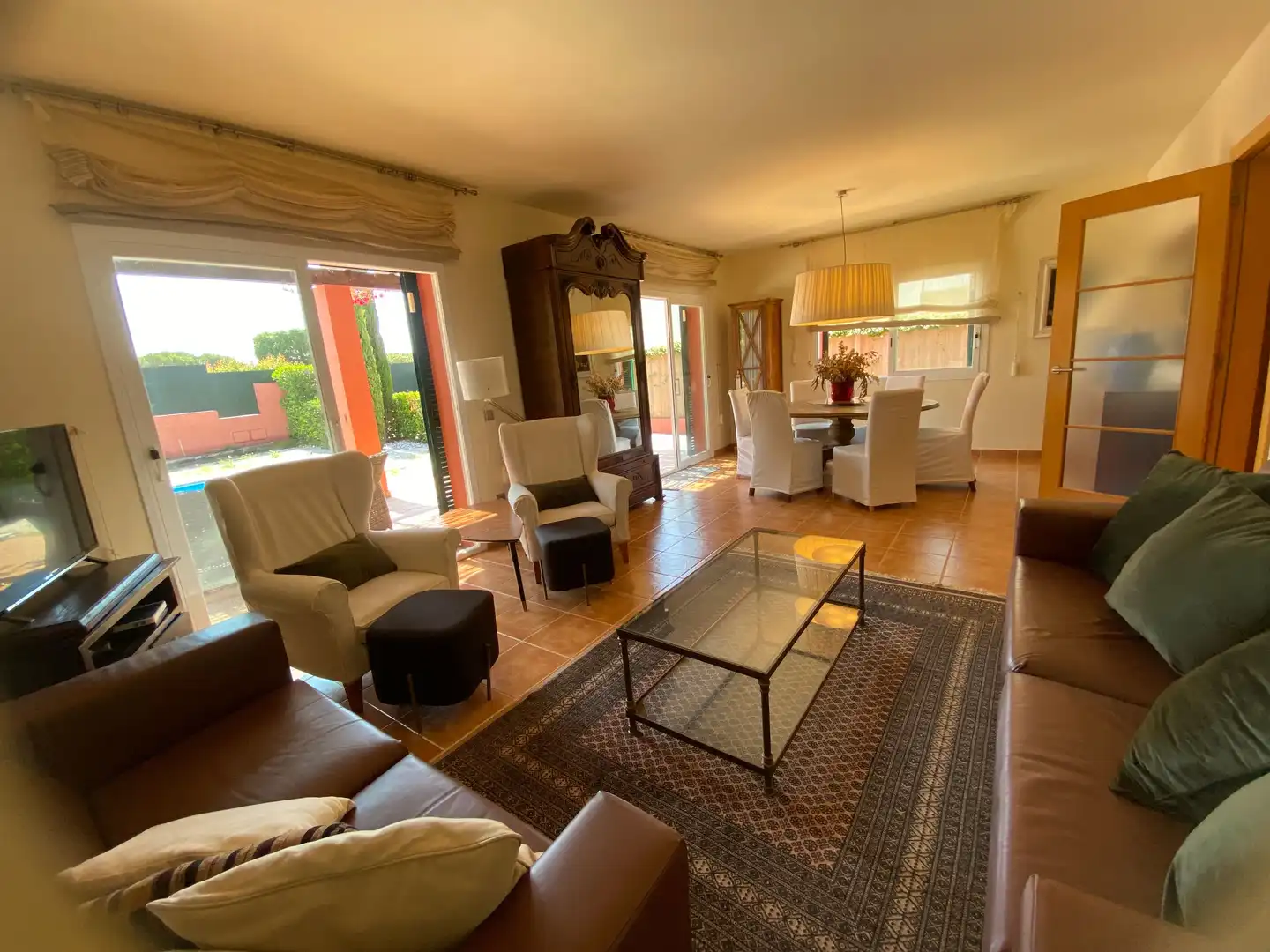 Sala de estar de Casa o chalet de alquiler en Sant Feliu de Guíxols con Aire acondicionado, Jardín privado y Terraza