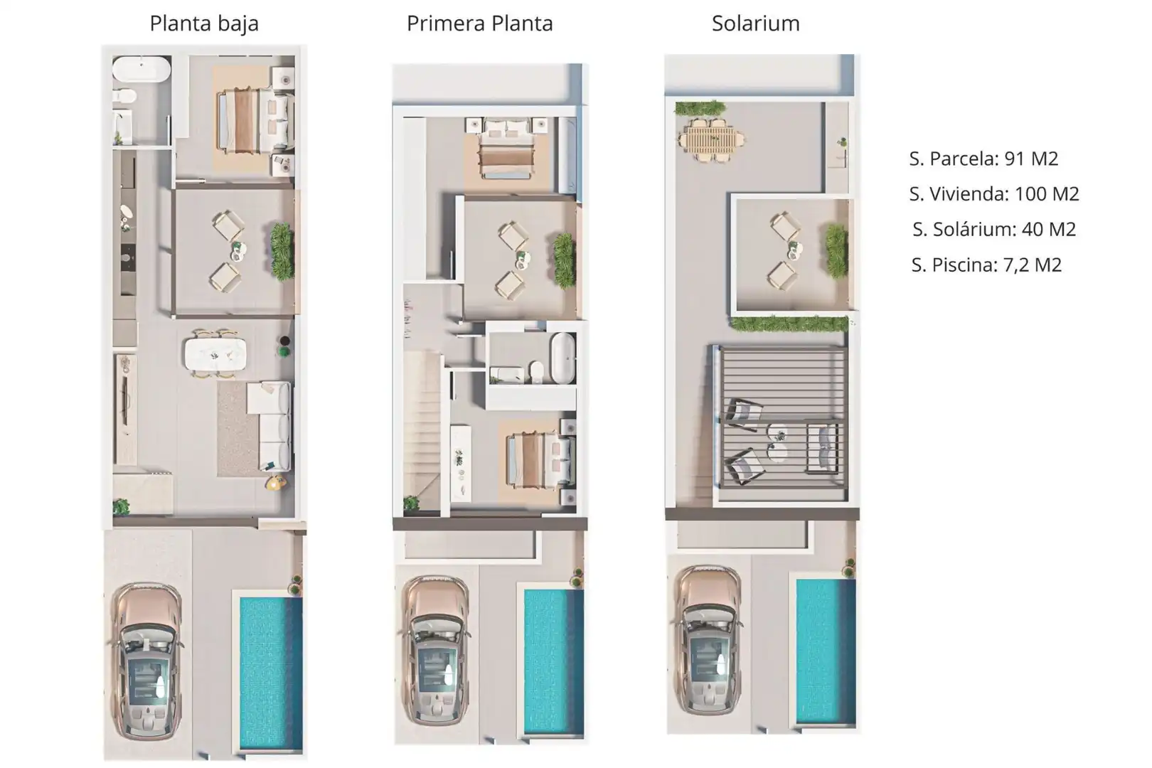Casa adosada en venta en San Pedro del Pinatar