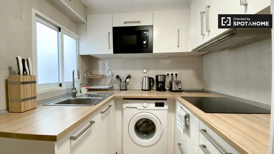 Cocina de Piso de alquiler en Mislata con Aire acondicionado, Calefacción y Amueblado