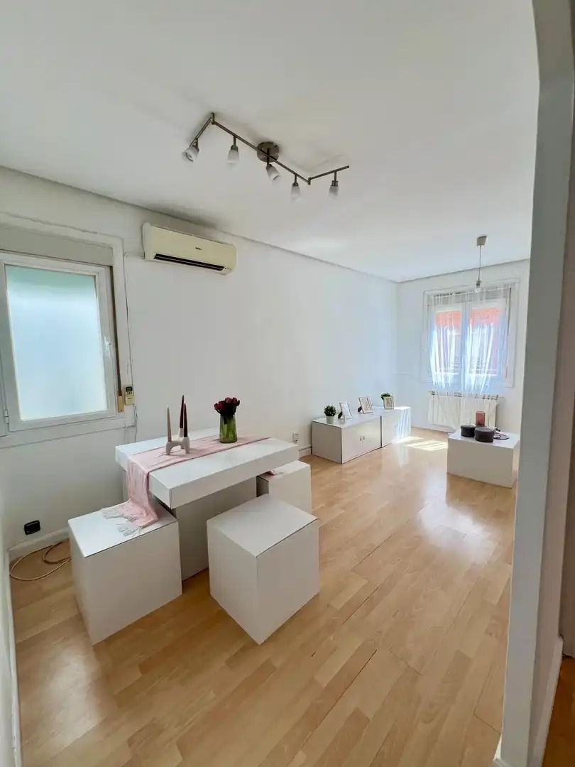 Sala d'estar de Apartament de lloguer en Madrid amb Aire condicionat i Calefacció