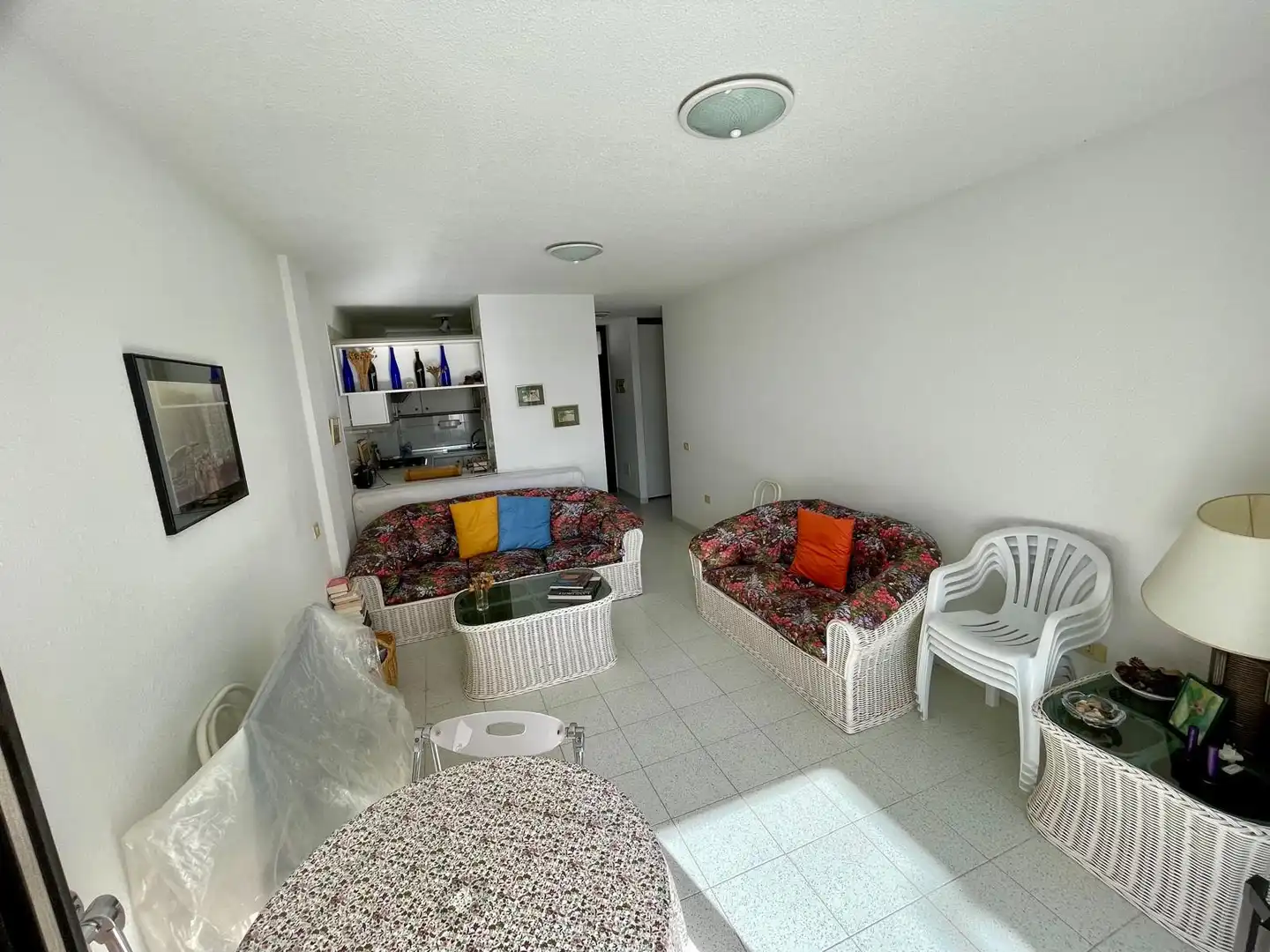 Living room of Apartments for sale in Granadilla de Abona  with Furnished and Community pool