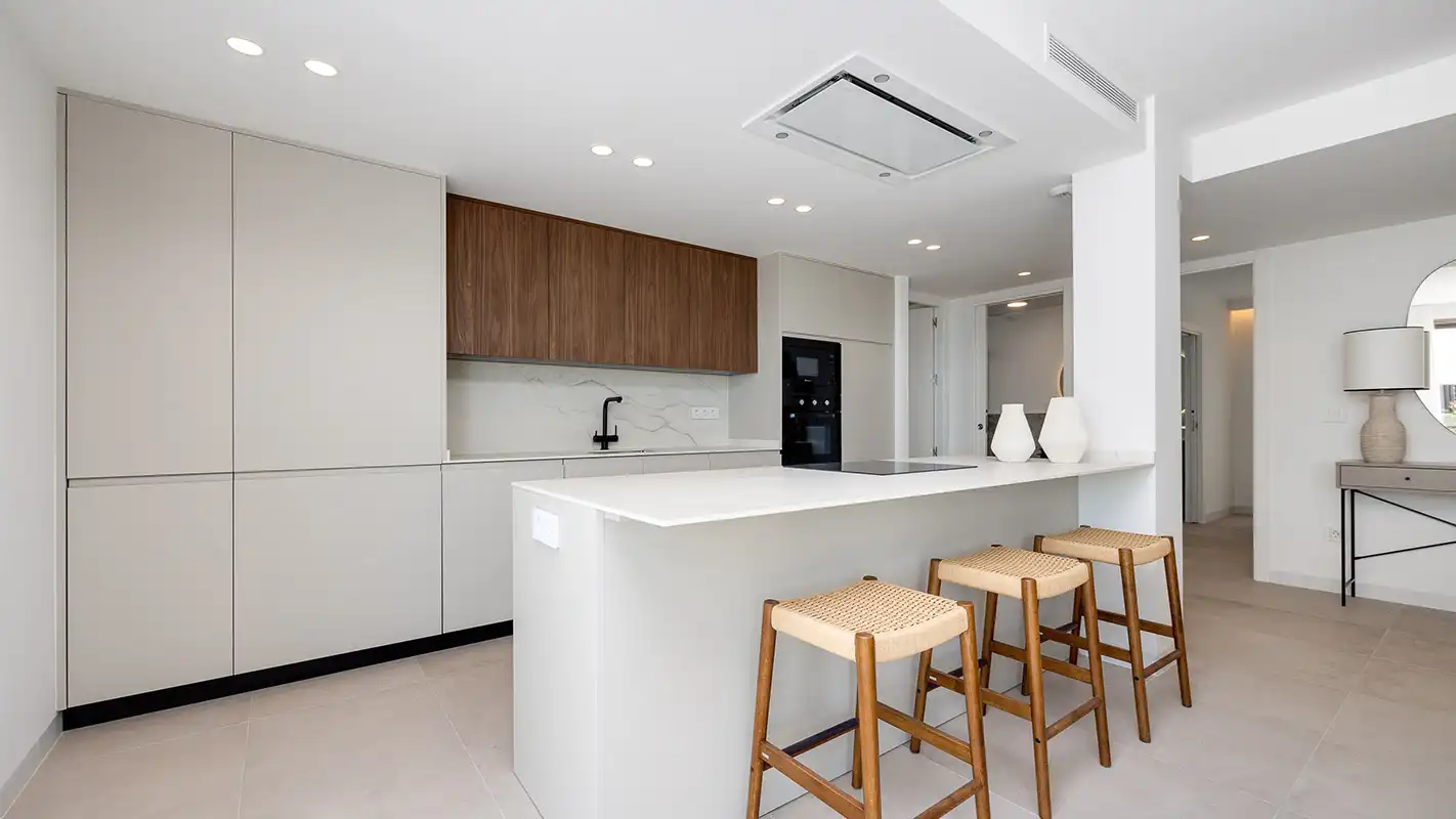 Cocina de Casa o chalet en venta en Mutxamel con Aire acondicionado, Calefacción y Jardín privado