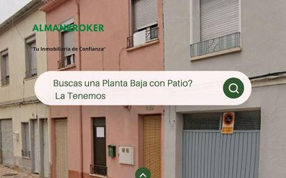 Vista exterior de Planta baixa en venda en Almansa