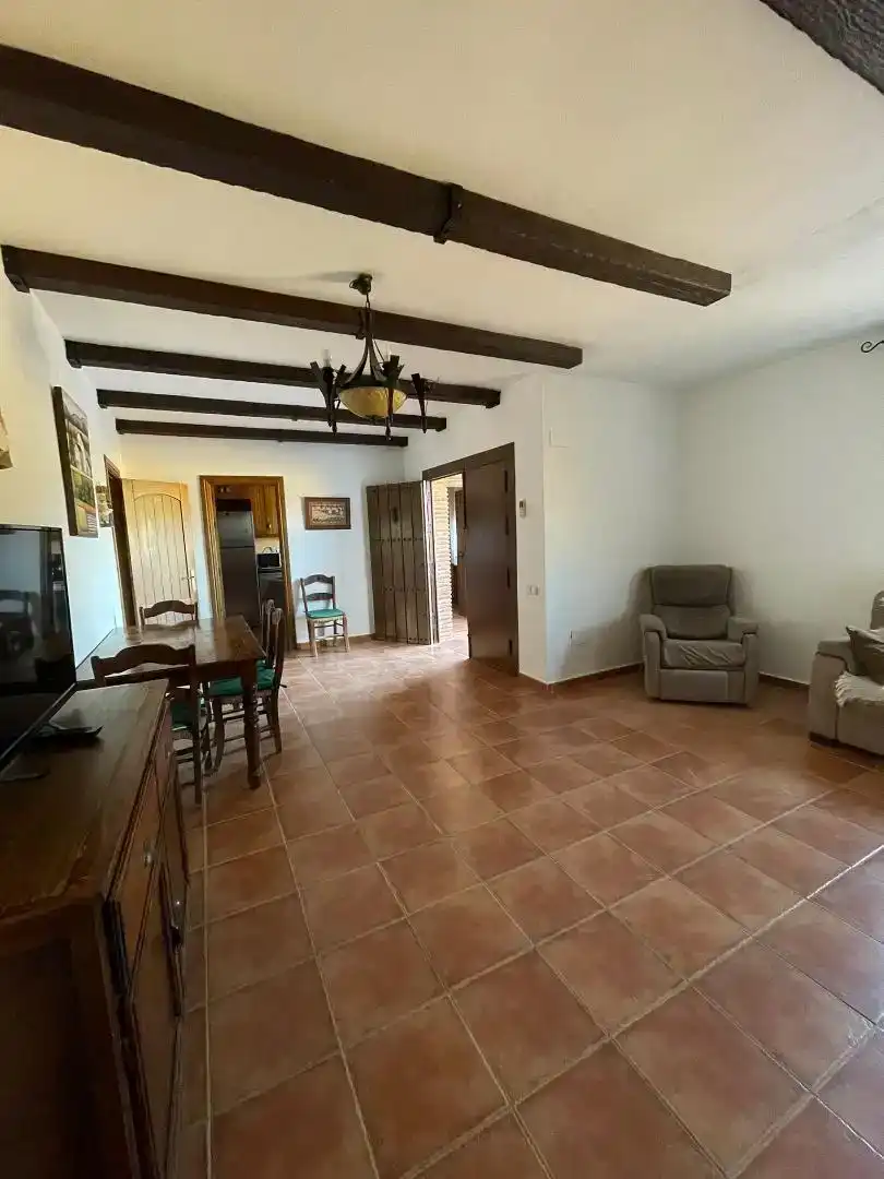 Sala de estar de Casa o chalet de alquiler en Álora con Aire acondicionado, Jardín privado y Piscina